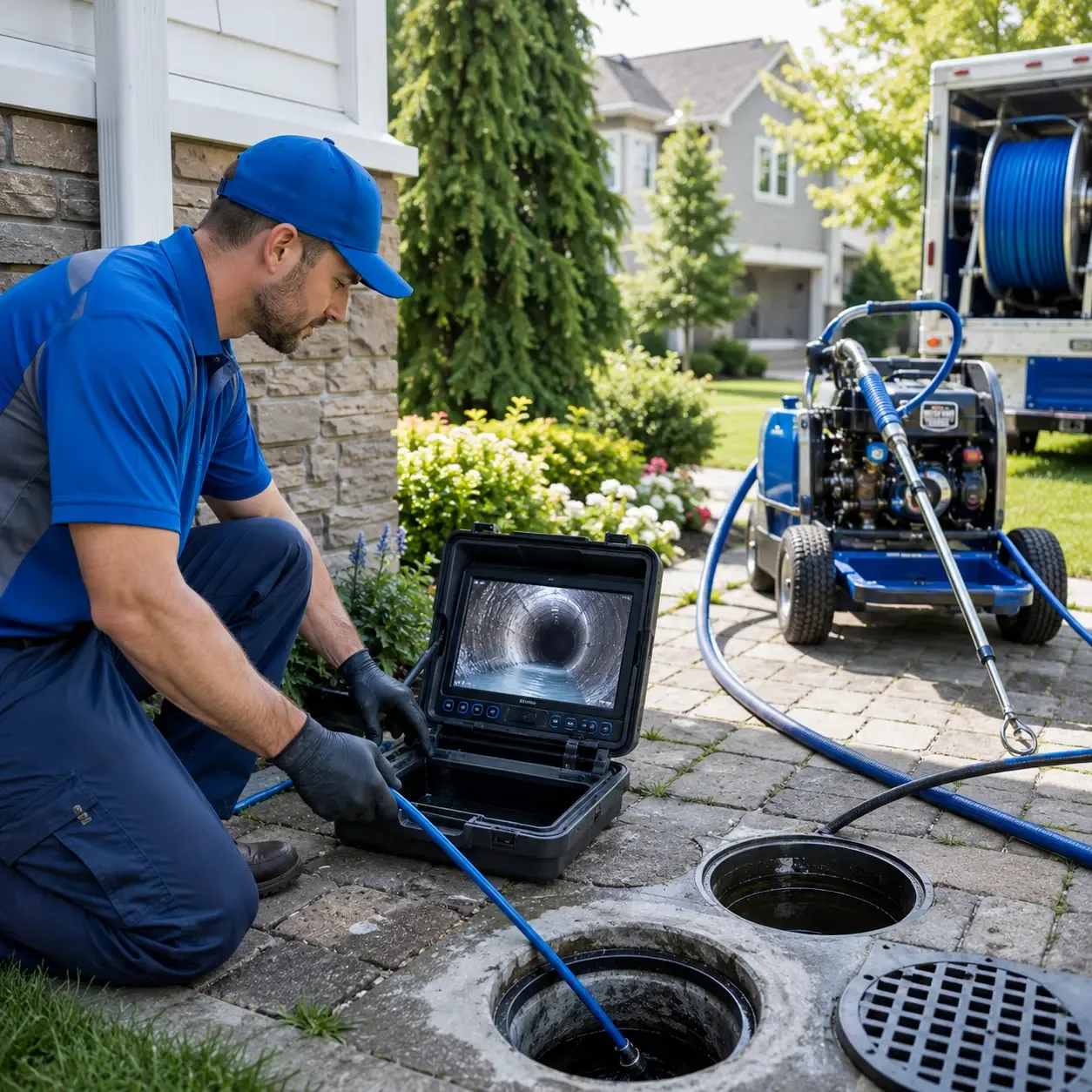 Outdoor drain cleaning professionals serving Sharpsville, IN